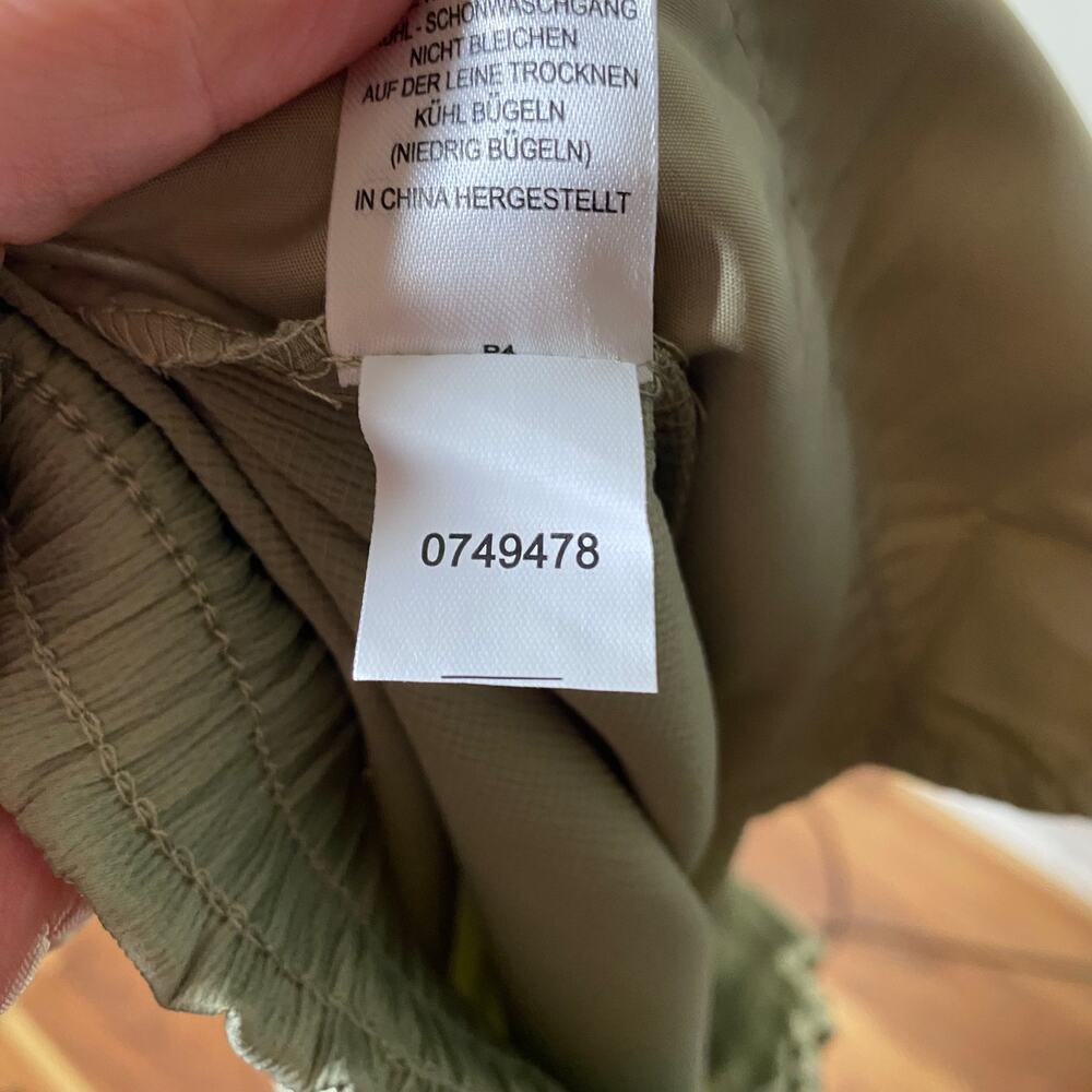 JOIE Sage Green Lightweight Wide Leg Pull On Pants Flowy Size XL - Picture 6 of 9